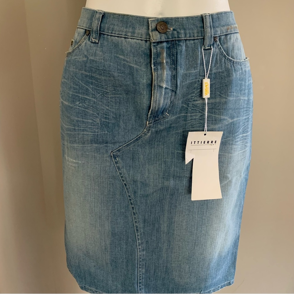 🆕 VERSACE Denim Skirt